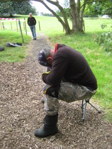 Wayne after he'd seen his score card.