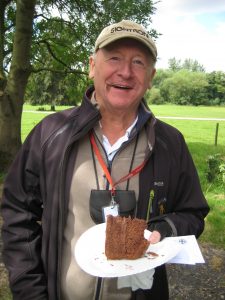 Dave loves his cake.